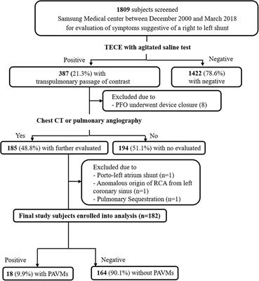 Significance of transesophageal contrast echocardiography with the agitated saline test for diagnosing pulmonary arteriovenous malformations